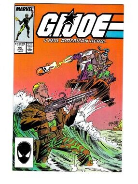 G.I. Joe A Real American Hero #60 1st Lt. Falcon & Chuckles Marvel Comics Mint
